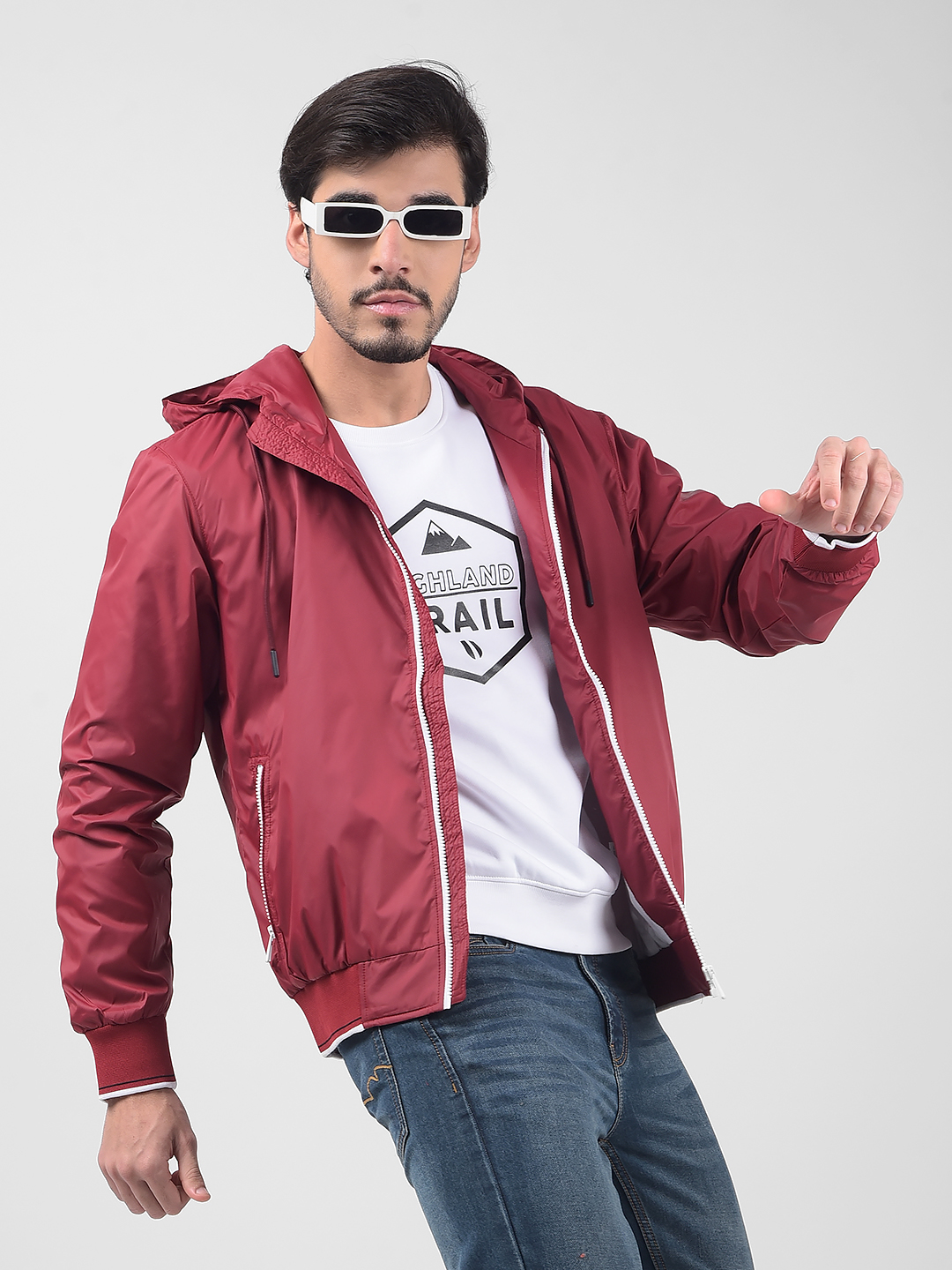 Numero Uno Men Solid Red Jacket